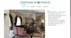 Desktop Screenshot of partnersindesignllc.com